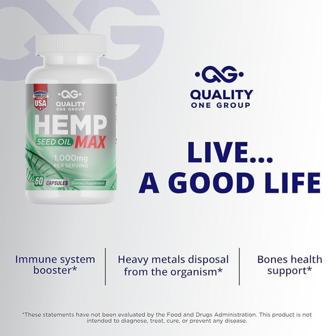 HEMP MAX OIL - 60 cápsulas