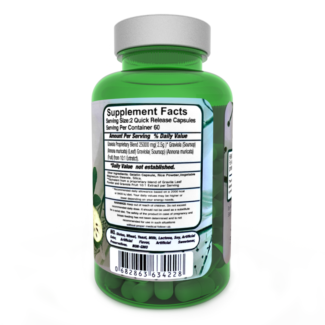 Graviola - Soursop - 60 capsules
